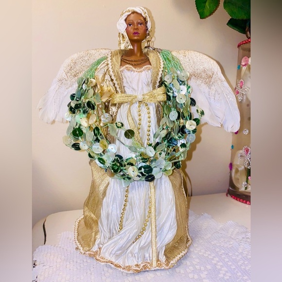 Vintage Mother of Pearl Beads necklace . Very old - Picture 3 of 5